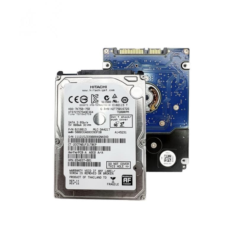 هارد دیسک لپ تاپ برند هیتاچی مدل 7K750 ظرفیت 750 گیگابایت — تصویر ۷