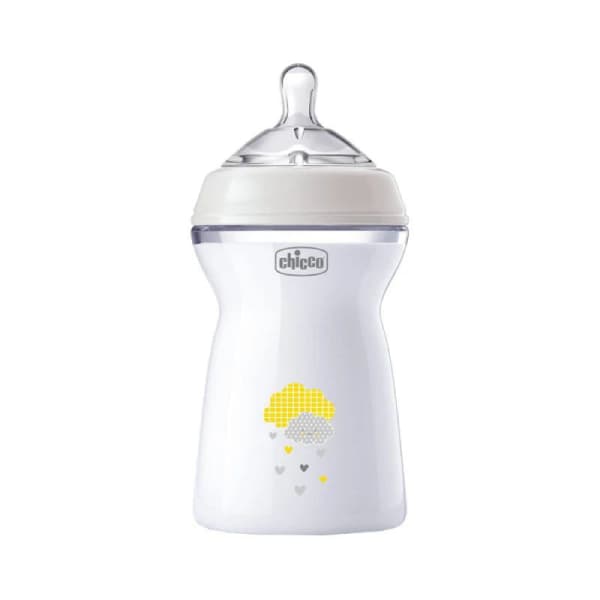 شیشه شیر چیکو نچرال 330 میل +6 طرح ابر — تصویر ۴