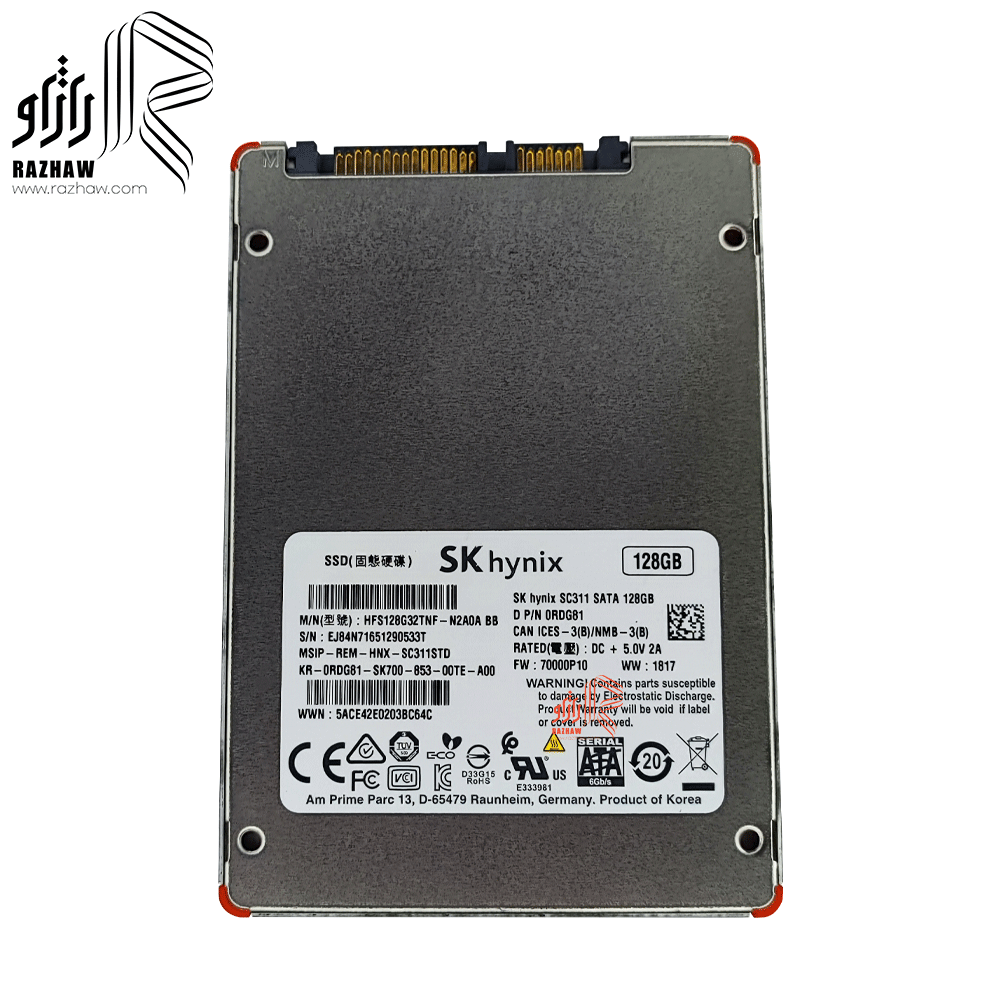 حافظه ssd مدل sata ظرفیت 128 گیگابایت مدل SC311 برند اسکای هاینیکس — تصویر ۳