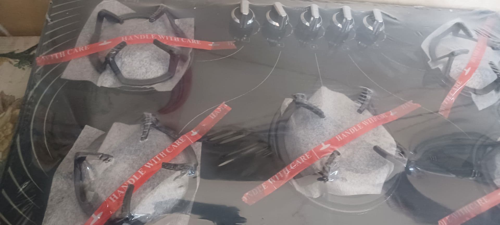 اجاق گاز صفحه ای شیشه ای تکنو گاز ترموکوپل دار مدل TTG15949