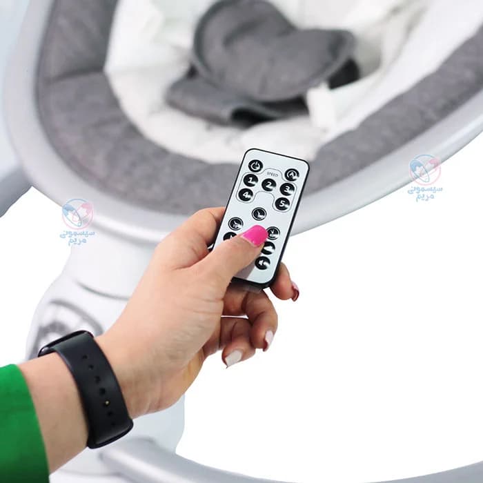 گهواره برقی نوزاد کیکابو Kikkaboo Swing Twiddle — تصویر ۹
