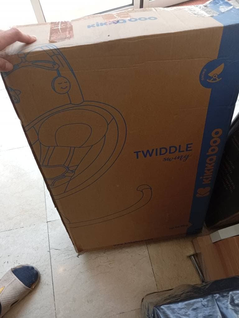 گهواره برقی نوزاد کیکابو Kikkaboo Swing Twiddle — تصویر ۲