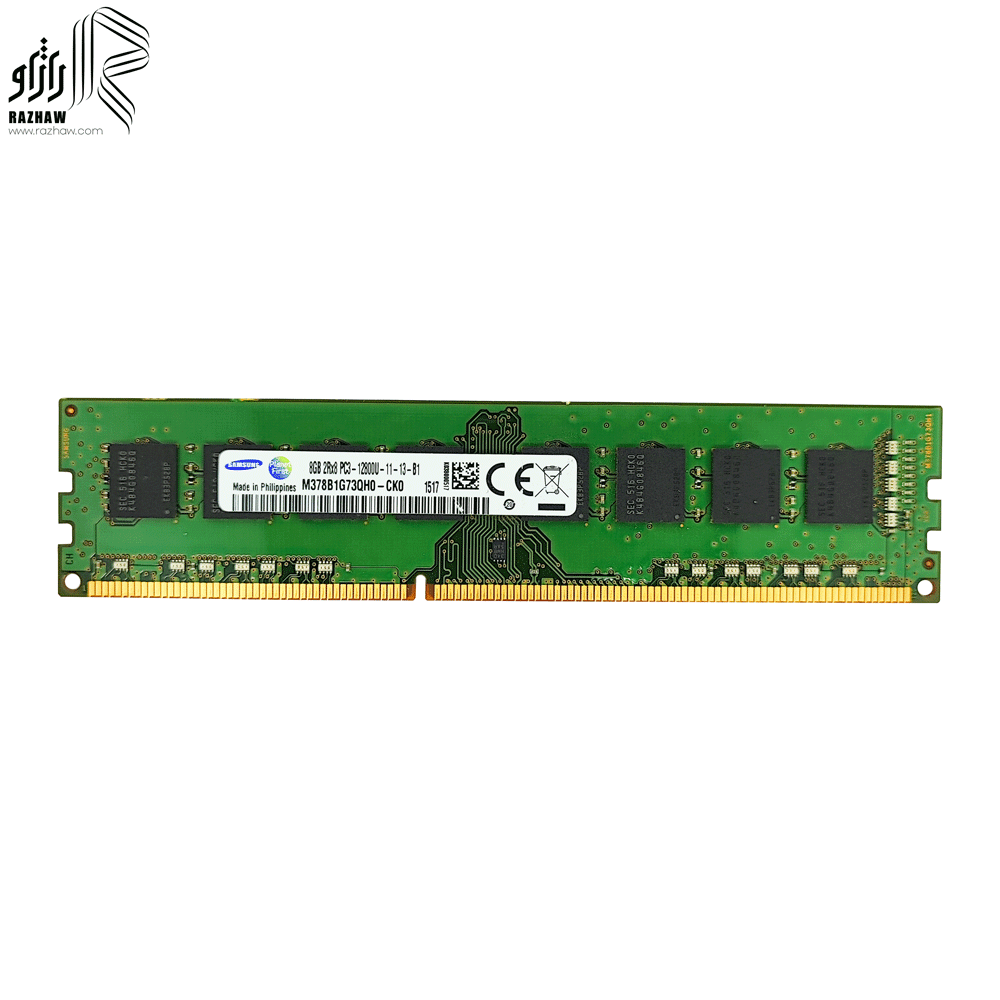 رم دسکتاپ ddr3 سامسونگ 12800/1600mhz مدل CK0 ظرفیت 8 گیگابایت CL11 — تصویر ۴