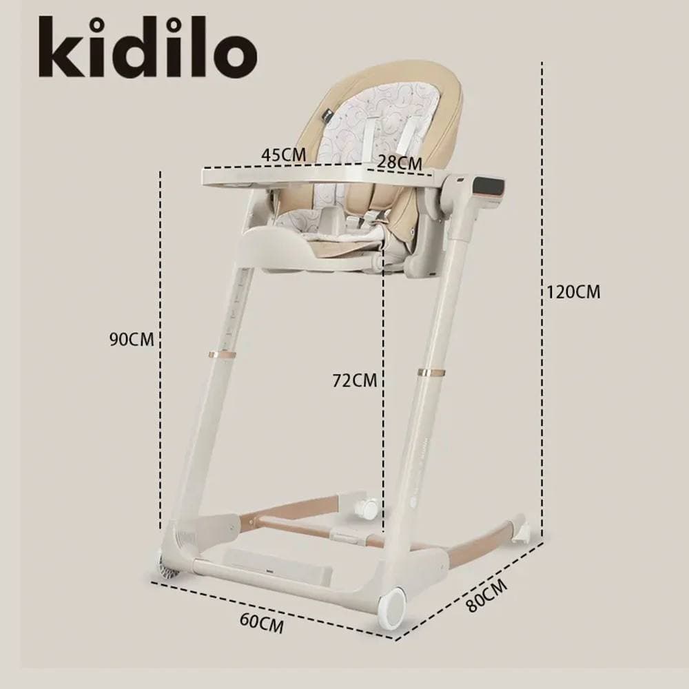 صندلی غذا تاب شو مدل SG129 کیدیلو kidilo-کرم — تصویر ۳