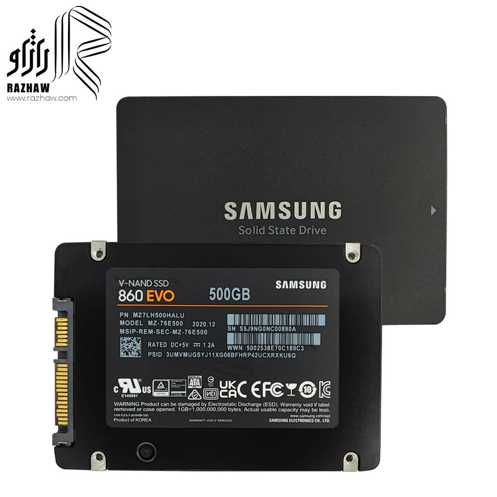 حافظه SSD SATA سامسونگ مدل EVO 860 ظرفیت 500 گیگابایت — تصویر ۴