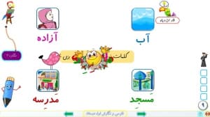 پاورپوینت نگاره ی 3 فارسی و نگارش پایه اول دبستان (ابتدائی): یک و دو و سه، راه م — تصویر ۲