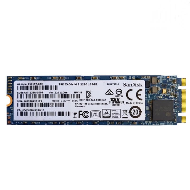 حافظه ssd m2 2280 برند سندیسک مدل Z400S ظرفیت 128 گیگابایت — تصویر ۸