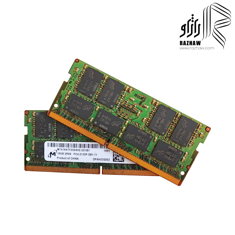 رم 16 گیگابایت DDR4 لپ تاپ برند میکرون باس 2133 — تصویر ۴