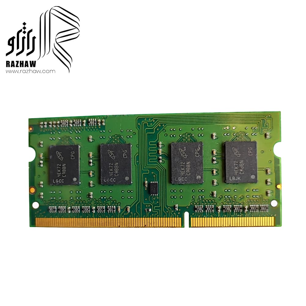 رم لپ تاپ ddr3 کروشیال 10600/1333mhz مدل FH13VR ظرفیت 2 گیگ CL11 — تصویر ۳