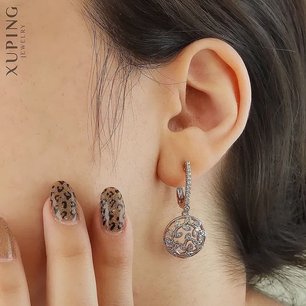 گوشواره آویز پیچک از برند ژوپینگ