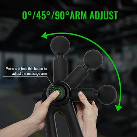 ماساژور تفنگی مدل Angle - برند پین فری + 6 ماه گارانتی تعویض — تصویر ۳