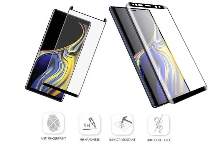 گلس شیشه ای مناسب برای گوشی موبایل سامسونگ گلکسی نوت ۹/ Galaxy Note9