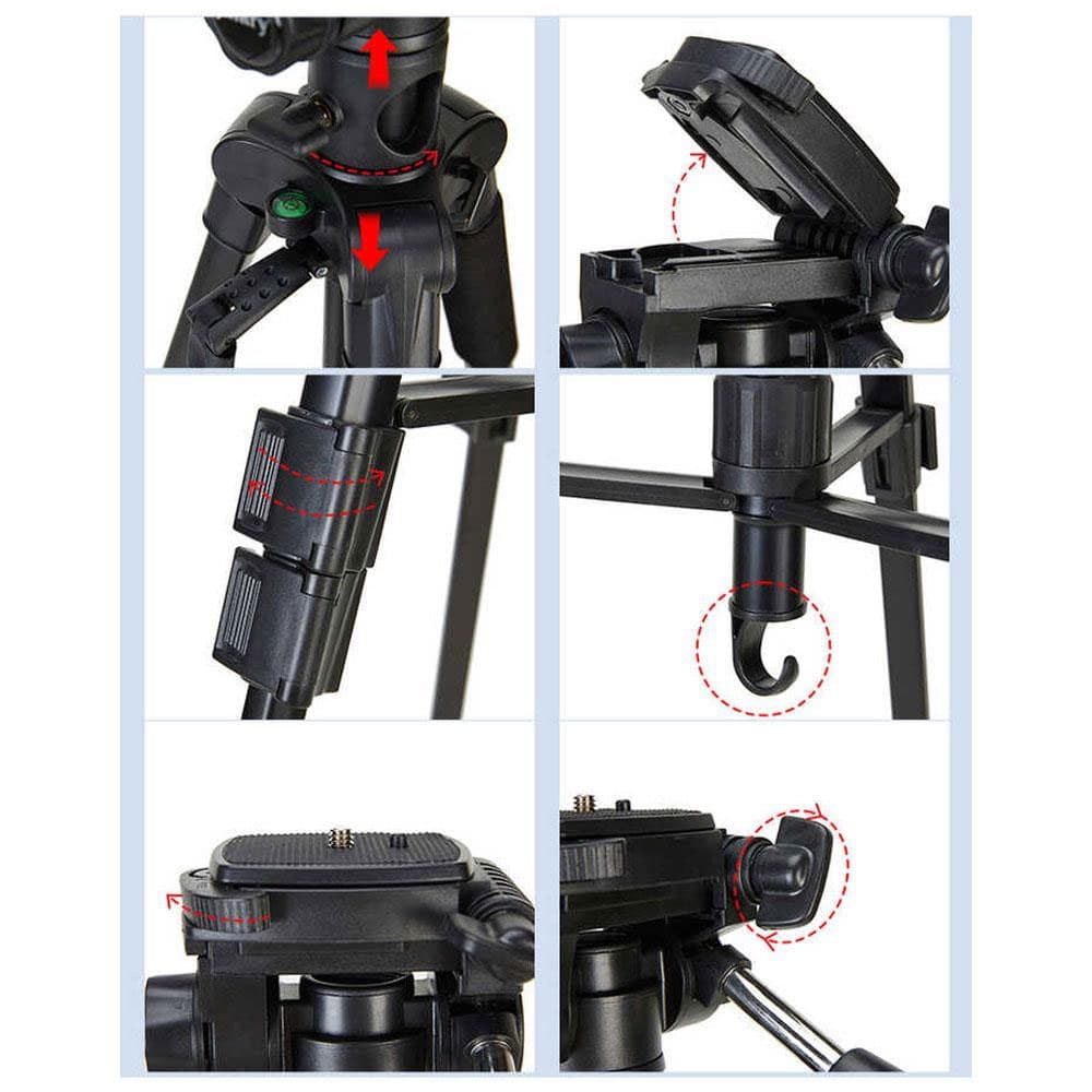 سه پایه دوربین جیماری Jmary Kp-2294 Camera Tripod — تصویر ۹