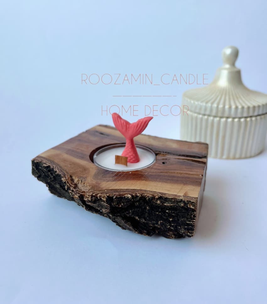 جاشمعی وارمری چوبی طرح تنه درخت — تصویر ۴