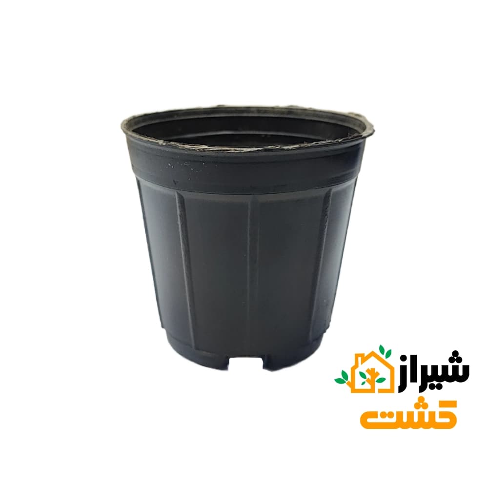 گلدان پلاستیکی (کشاورزی) سایز 10 نشایی بسته‌ 25 عددی