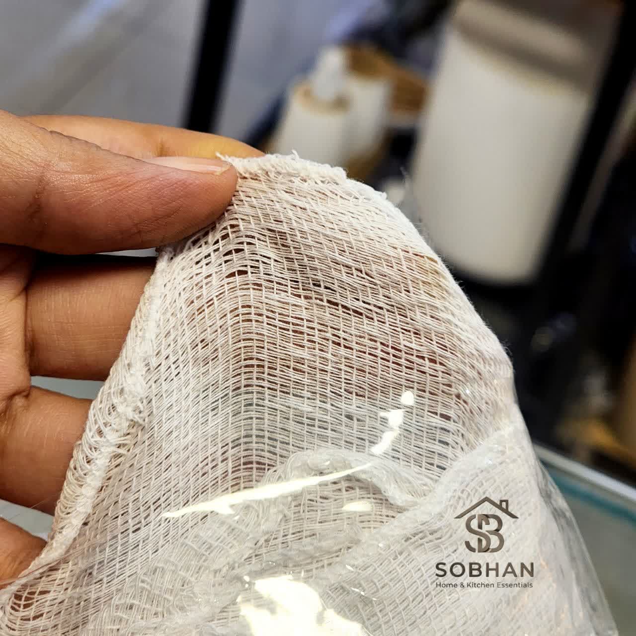 دستمال چهار عددی تنظيف سفيد — تصویر ۶