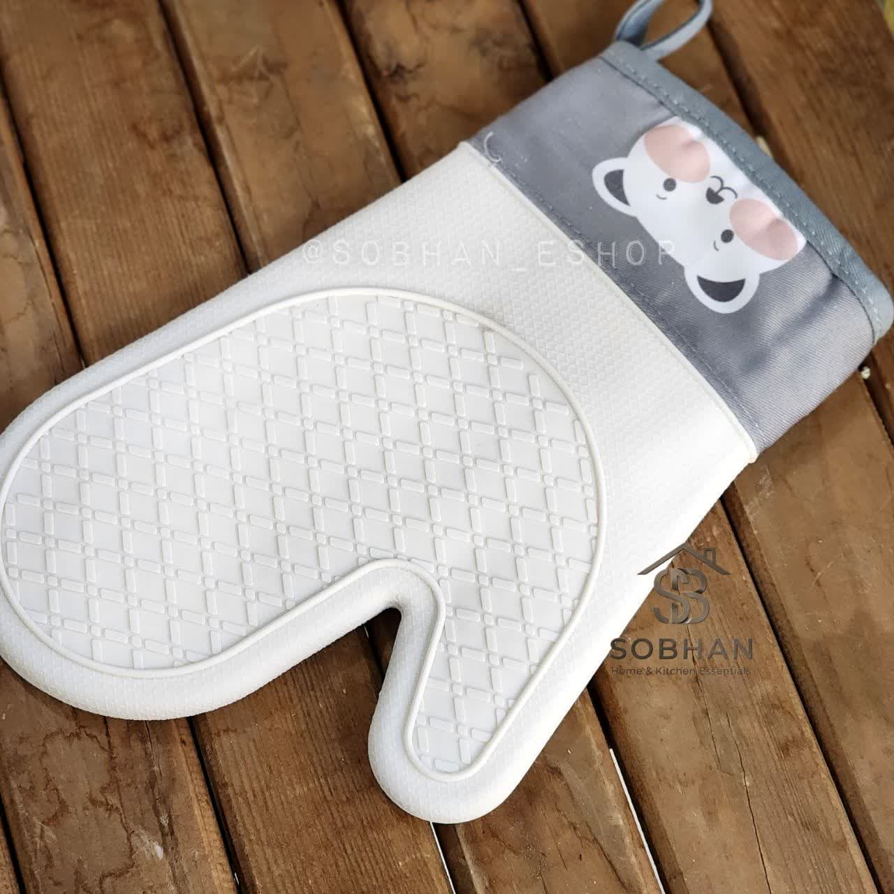 دستکش فر سليکونی مدل خرسی bear — تصویر ۴