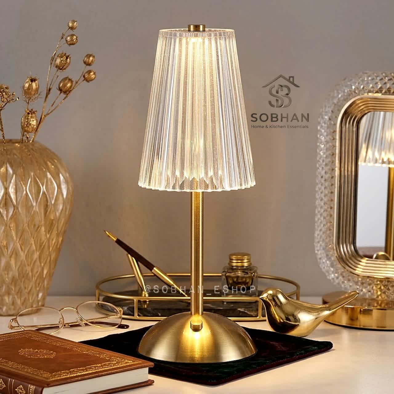 آباژور استیل شارژی لمسی در سه مدل