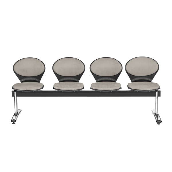 نیمکت انتظار چهار نفره داتیس با تشک مدل روما کد WR325X-4 — تصویر ۲