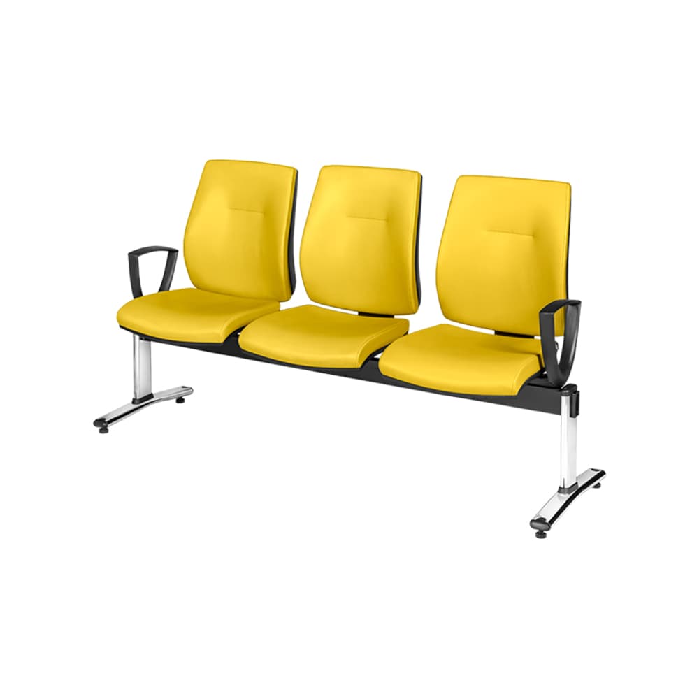 نیمکت انتظار سه نفره داتیس مدل فلوته کد 3-WF460P — تصویر ۲