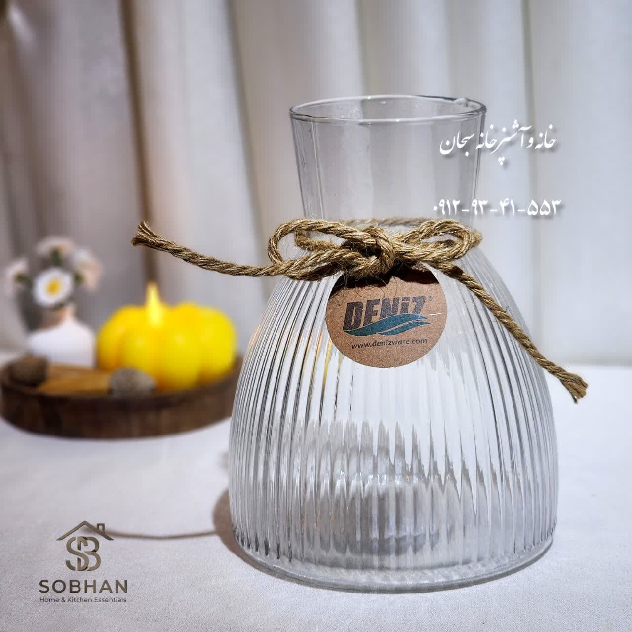 گلدان شیشه ای دنیز مدل چیکا — تصویر ۴