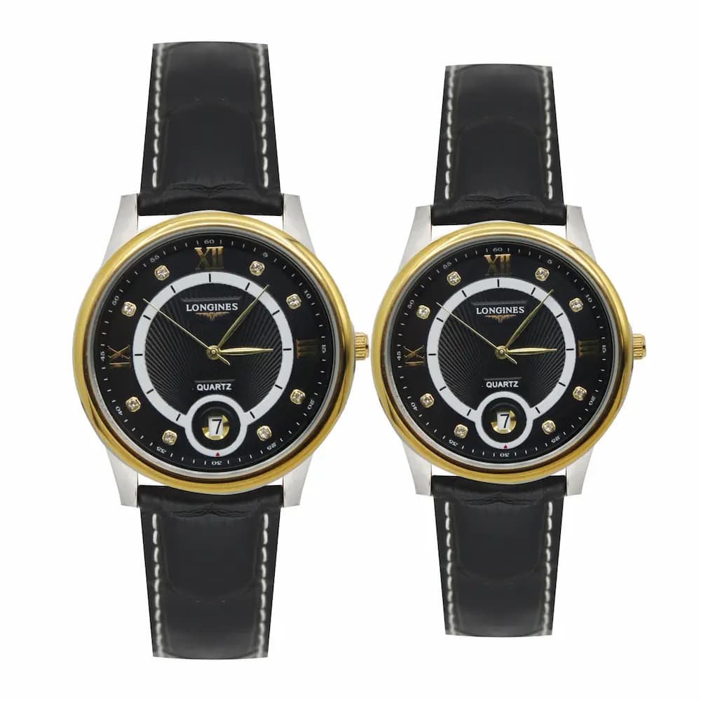 ساعت مچی عقربه ای ست زنانه و مردانه لونژین مدل 73