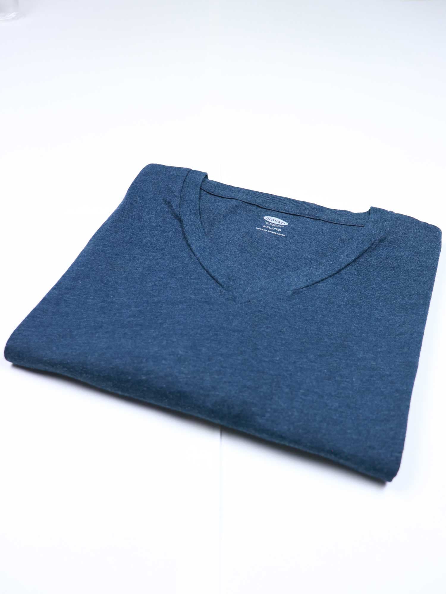 تیشرت بیسیک اورجینال Old Navy سورمه ای ملانژ – کد T574 — تصویر ۱۱