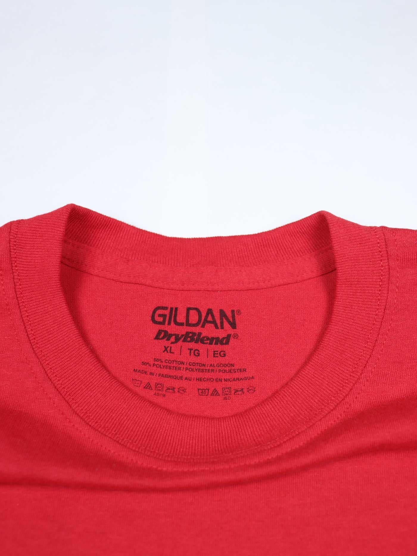 تیشرت بیسیک اورجینال Gildan قرمز – کد T565 — تصویر ۱۱