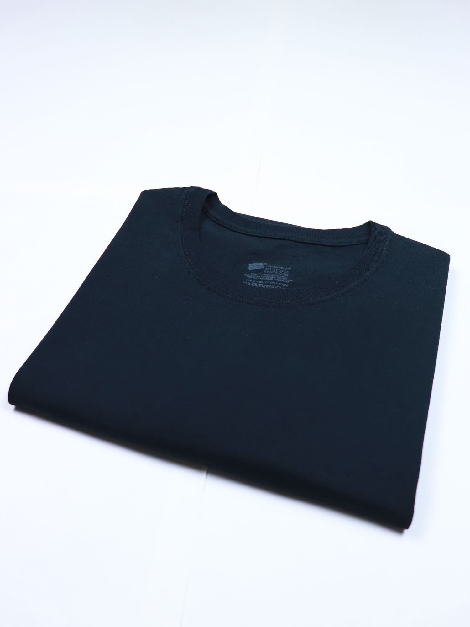 تیشرت بیسیک اورجینال Hanes مشکی – کد T564 — تصویر ۱۲