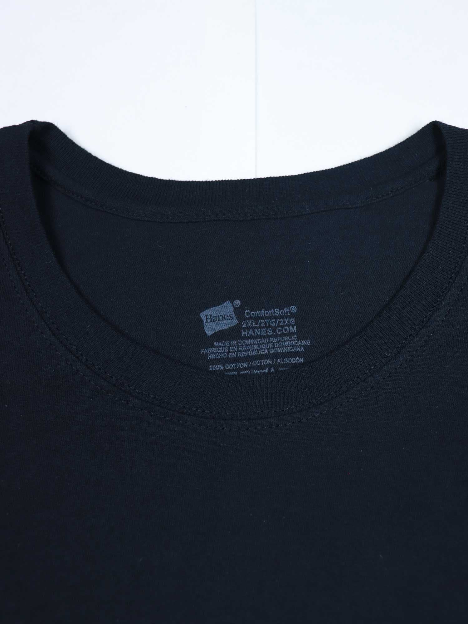 تیشرت بیسیک اورجینال Hanes مشکی – کد T564 — تصویر ۱۱