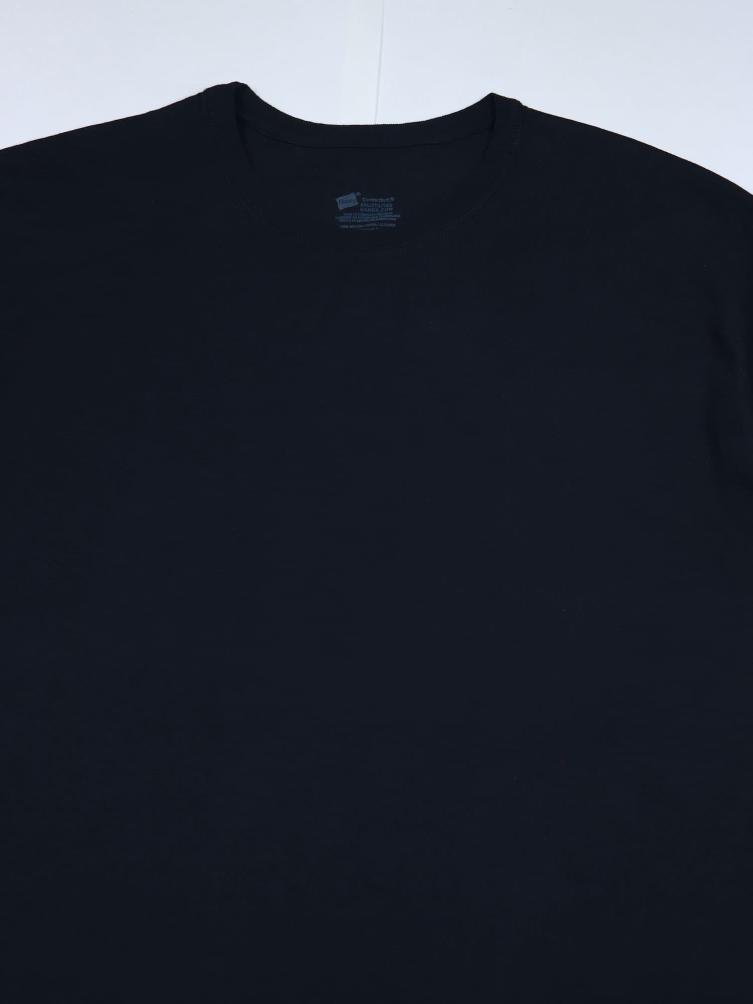 تیشرت بیسیک اورجینال Hanes مشکی – کد T564 — تصویر ۳