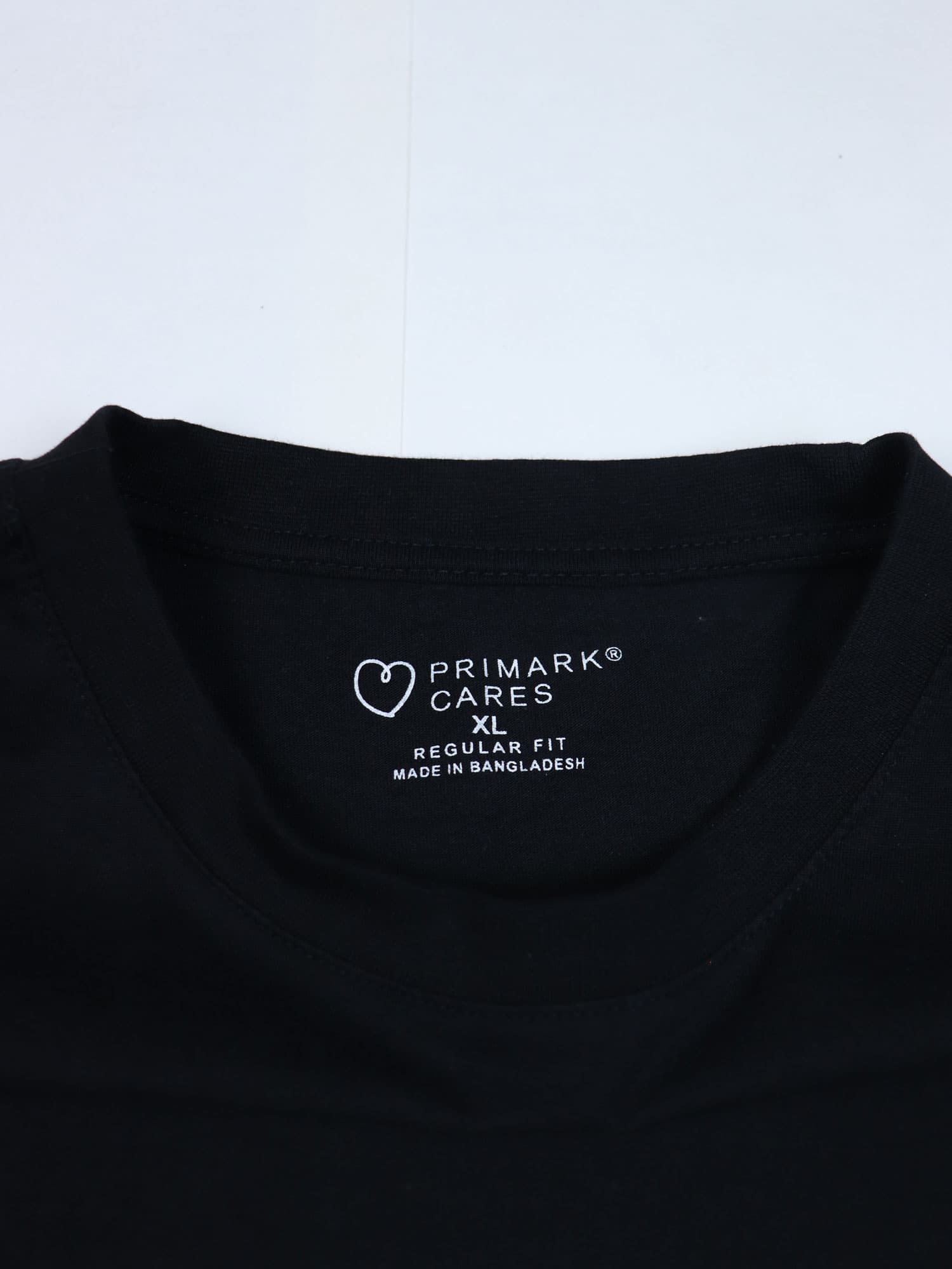 تیشرت بیسیک اورجینال Primark مشکی – کد T561 — تصویر ۵