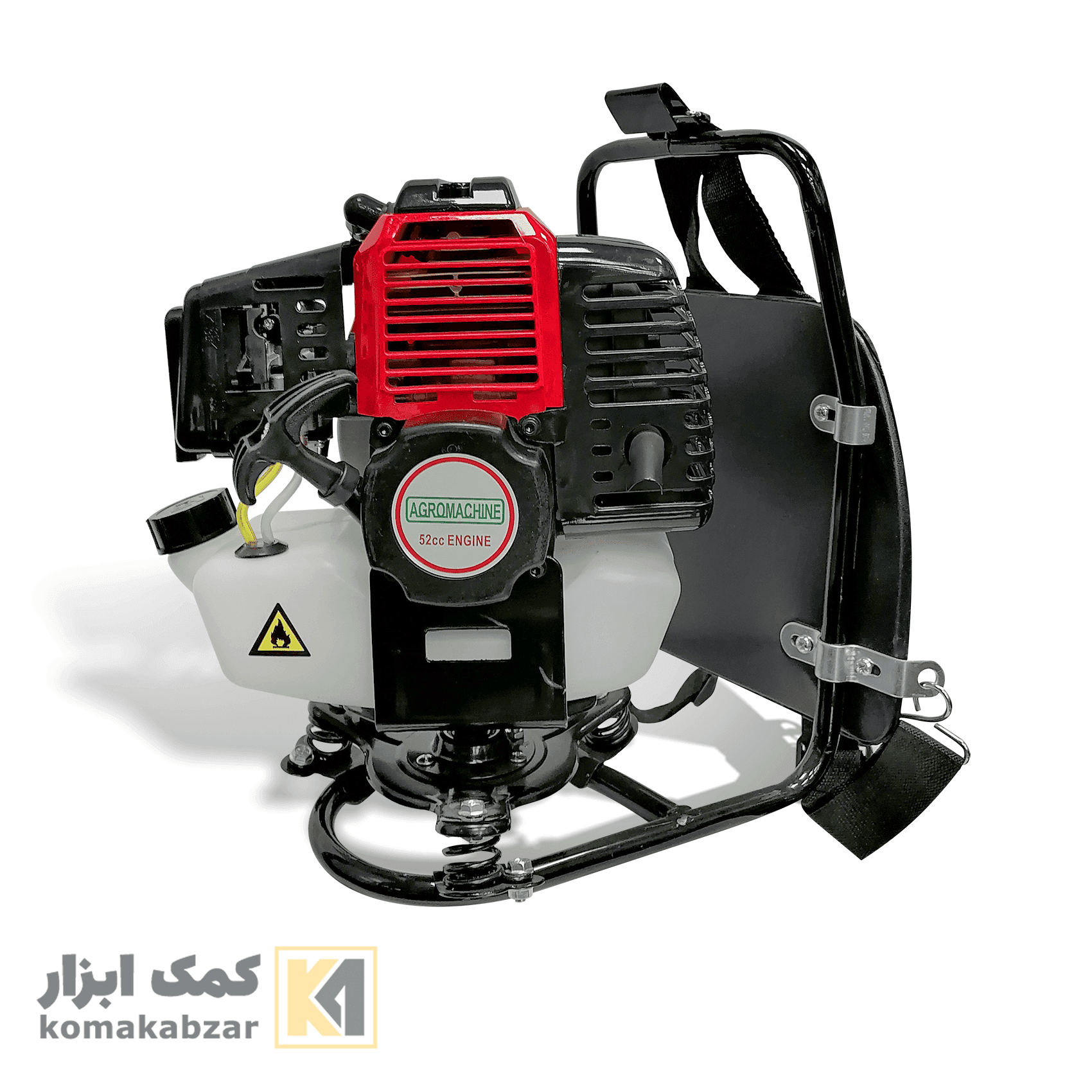 علفتراش کوله ای اگرو BG520 دو زمانه — تصویر ۴