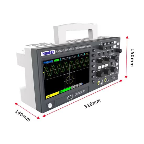 اسیلوسکوپ دیجیتالی هانتک DSO2C15 HANTEK — تصویر ۳