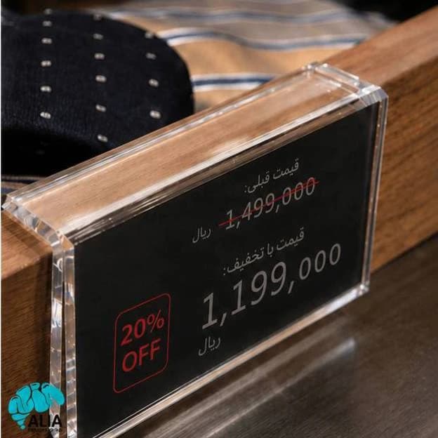 استند اتیکت قیمت پلکسی — تصویر ۷