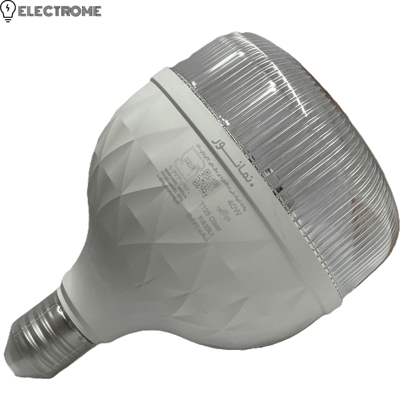 چراغ LED حبابدار شفاف 40 وات | مدل Clear40 | نمانور — تصویر ۵