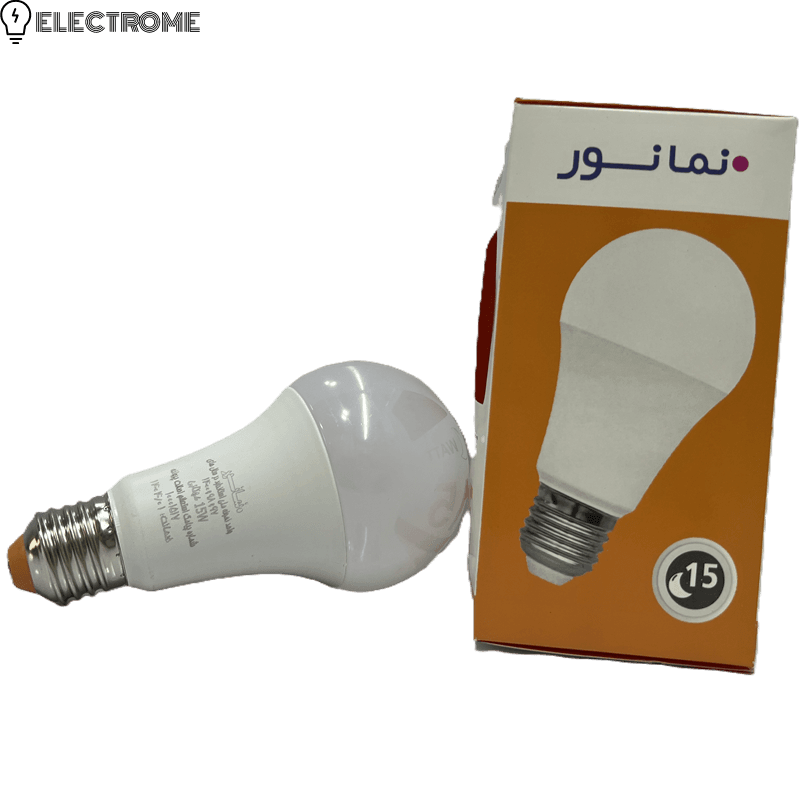 چراغ LED حبابدار 15 وات | مدل A70 | نمانور — تصویر ۴