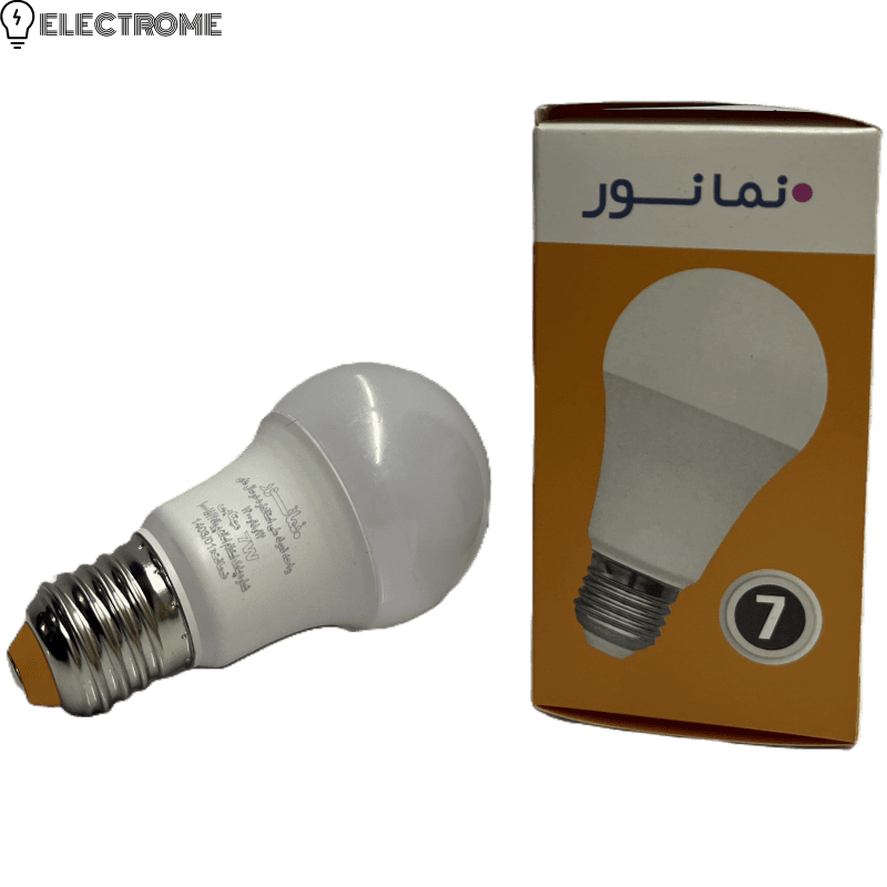 چراغ LED حبابدار 7 وات | مدل A55 | نمانور — تصویر ۹