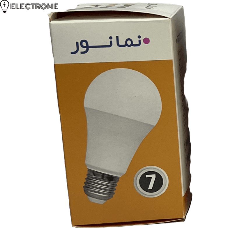 چراغ LED حبابدار 7 وات | مدل A55 | نمانور — تصویر ۱۱
