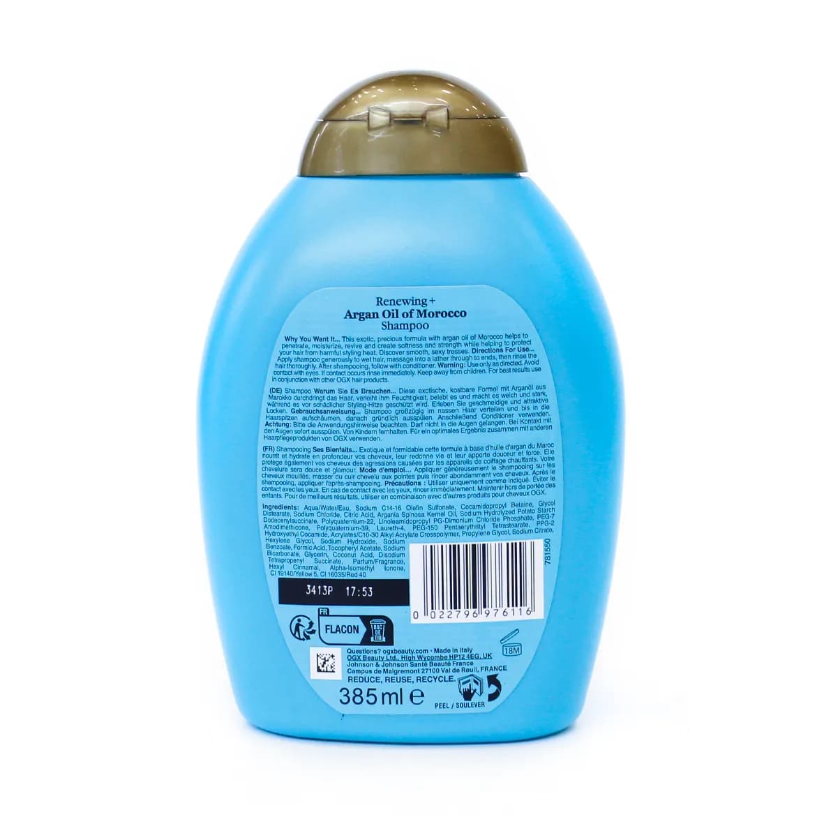 شامپو مو او جی ایکس مدل argan oil of morocco حجم 385 میل — تصویر ۶
