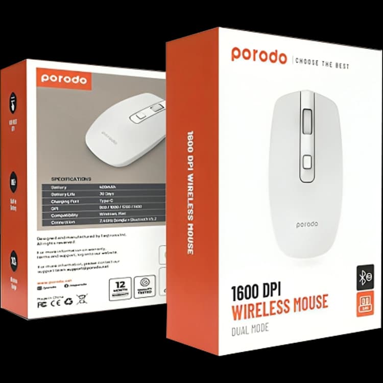 ماوس بیسیم پرودو Porodo PD-WBRM16 — تصویر ۳