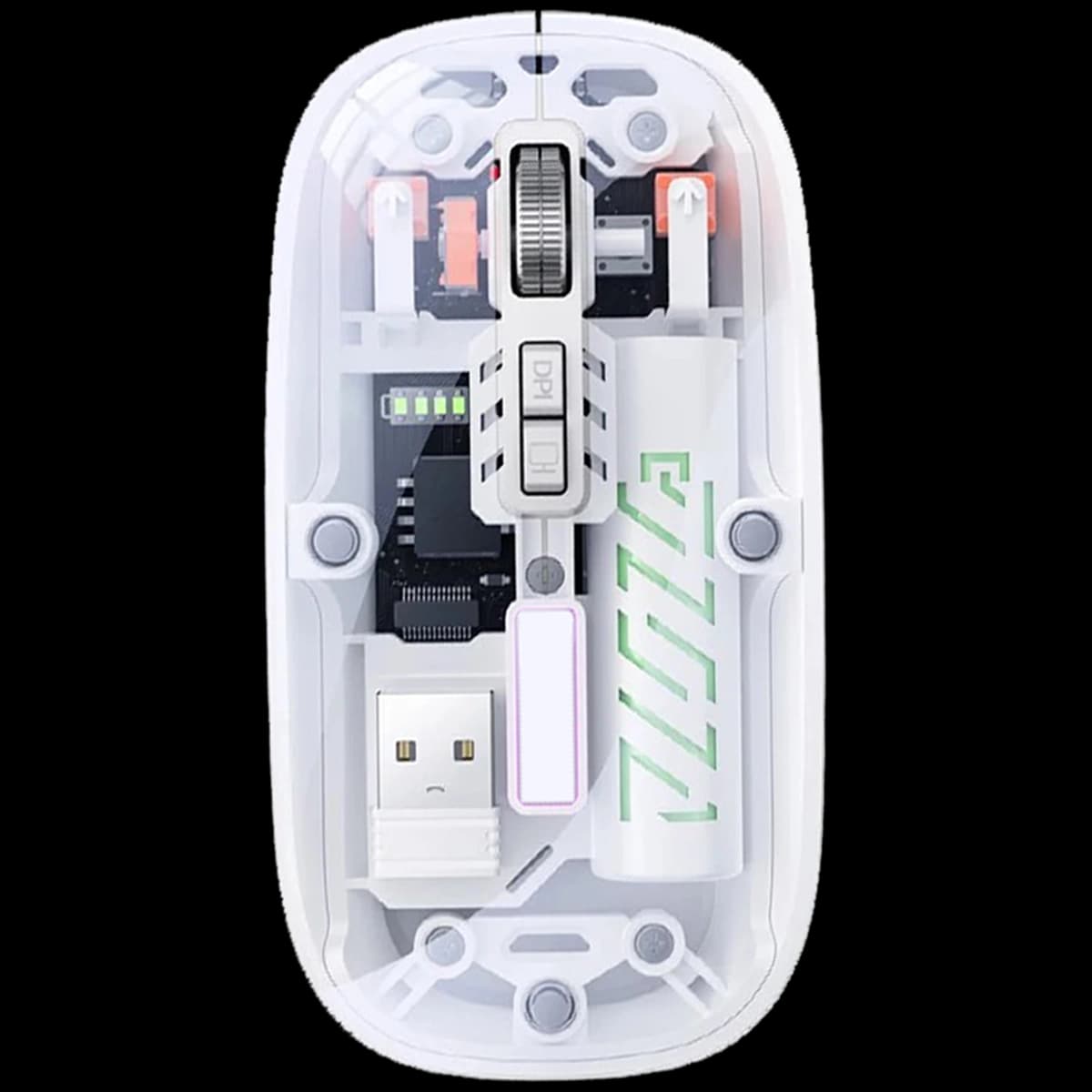 ماوس بی‌سیم شفاف مدل Q-10