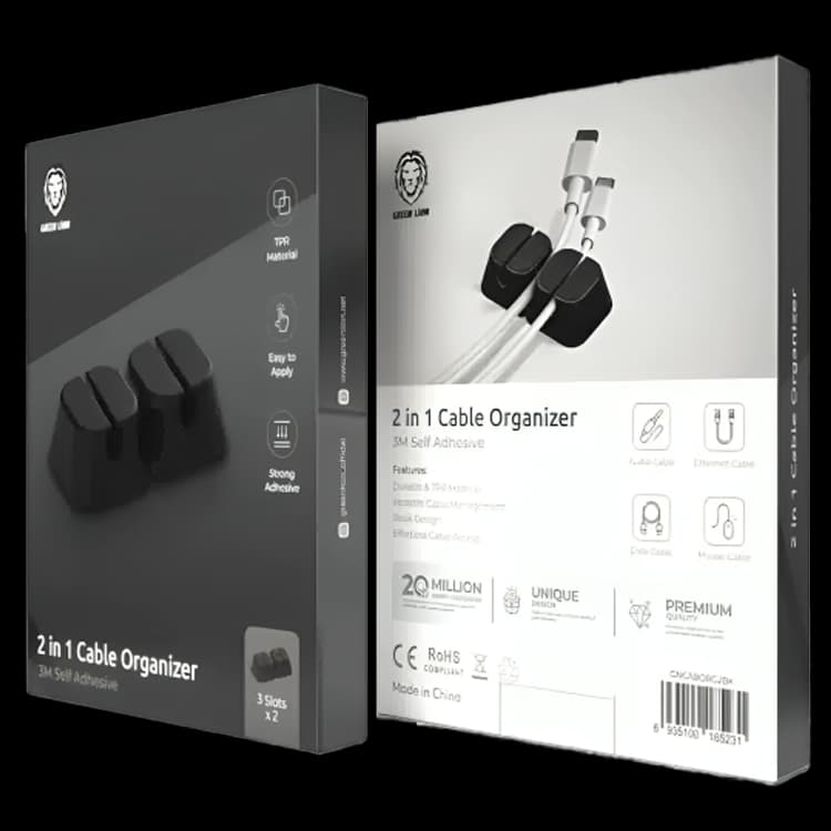 نگهدارنده و مرتب کننده کابل 2 در 1 گرین لاین GNCABORG2 — تصویر ۲