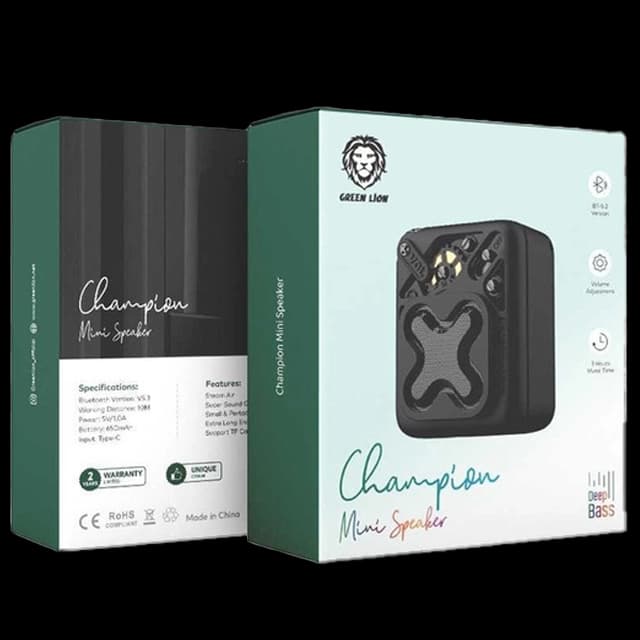 مینی اسپیکر چمپیون گرین لاین Green Lion Champion Mini Speaker — تصویر ۲