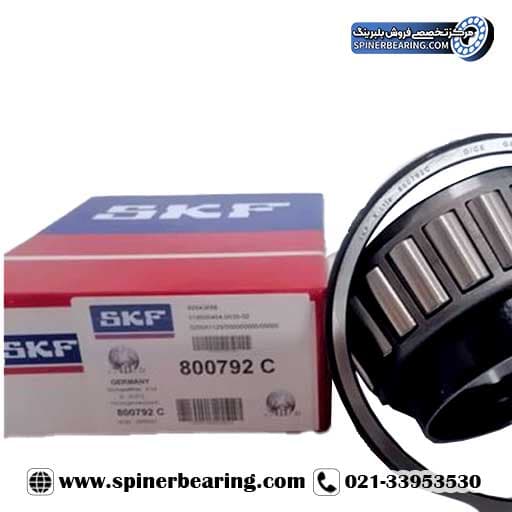 بلبرینگ تکی چرخ عقب اف هاش SKF قفسه فیبری اصلی