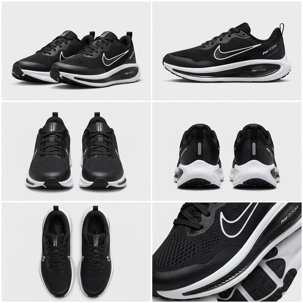 کتونی نایک ایر زوم پگاسوس مردانه رنگ مشکی | Nike Air Zoom Pegasus — تصویر ۲