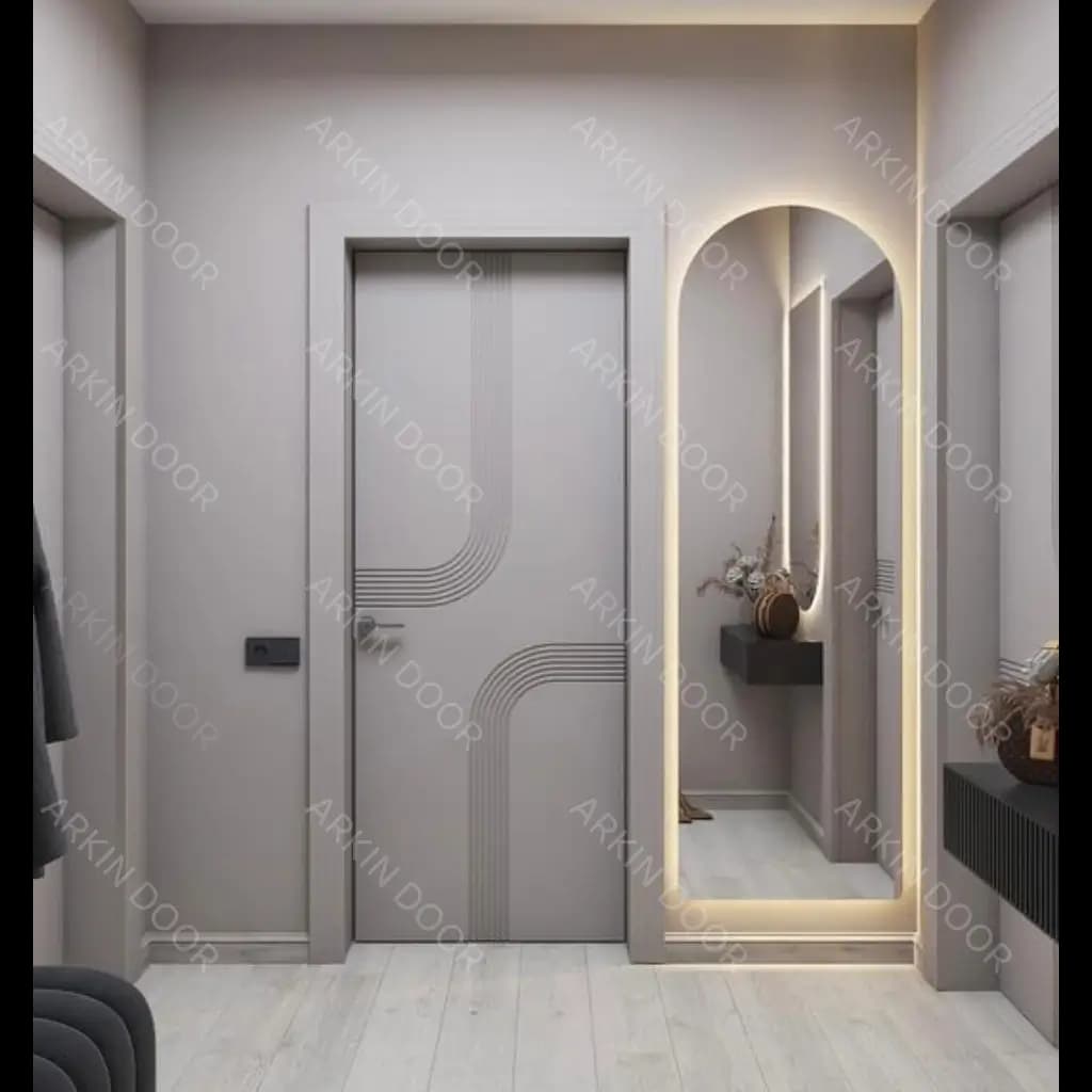 درب اتاقی MDF طرح 5 — تصویر ۲