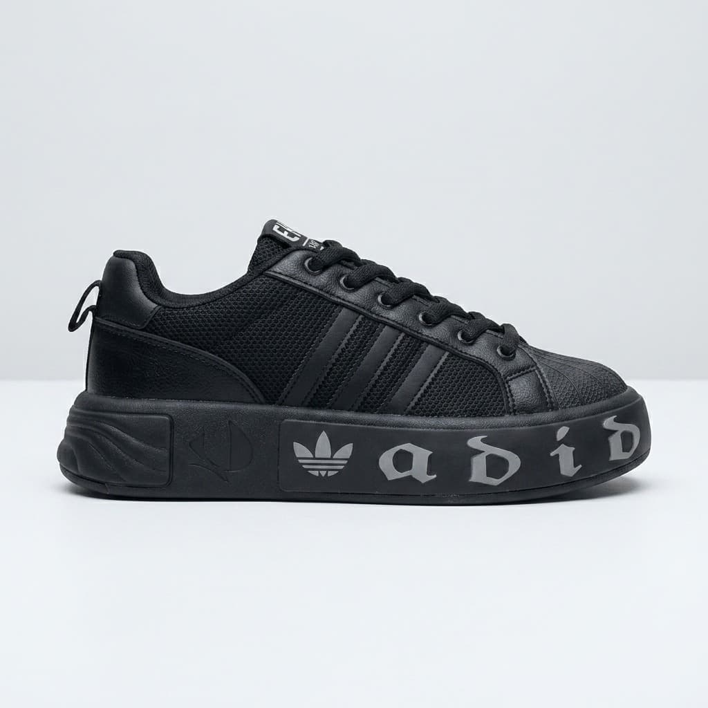 کتونی آدیداس VL Court Bold مردانه مشکی | Adidas VL Court Bold White Red — تصویر ۹