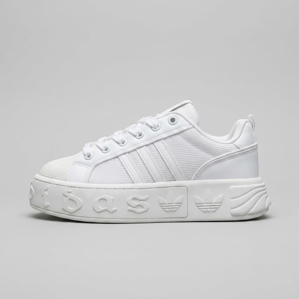 کتونی آدیداس VL Court Bold مردانه سفید کرم | Adidas VL Court Bold White Red — تصویر ۵
