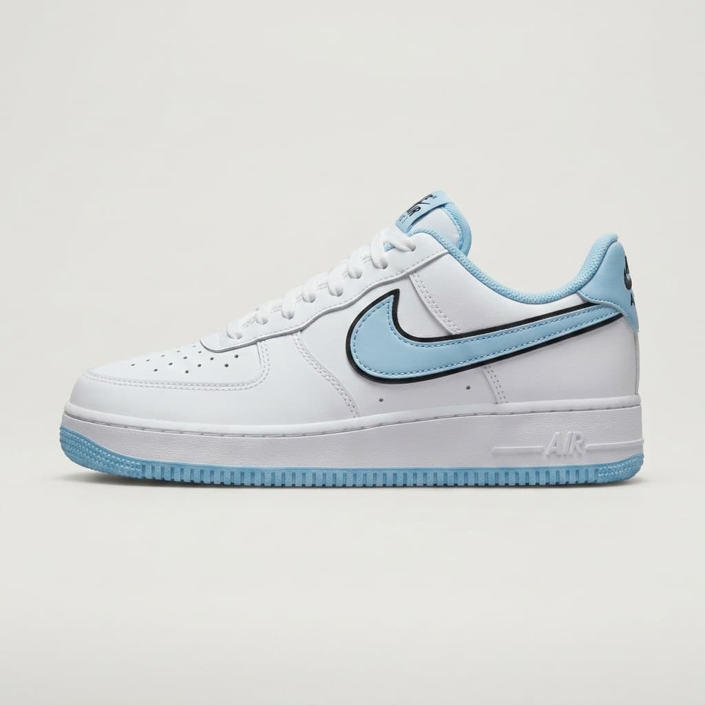 کتانی اسپرت مدل نایک Air Force 1 سفید آبی | 37 تا 40